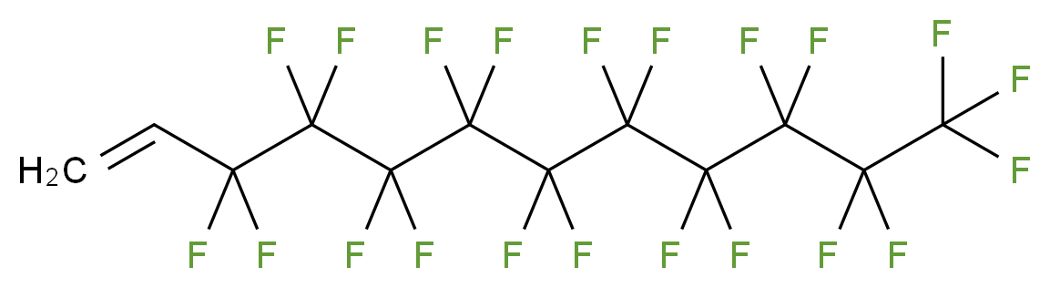 1H,1H,2H-Perfluorododec-1-ene 97%_分子结构_CAS_30389-25-4)