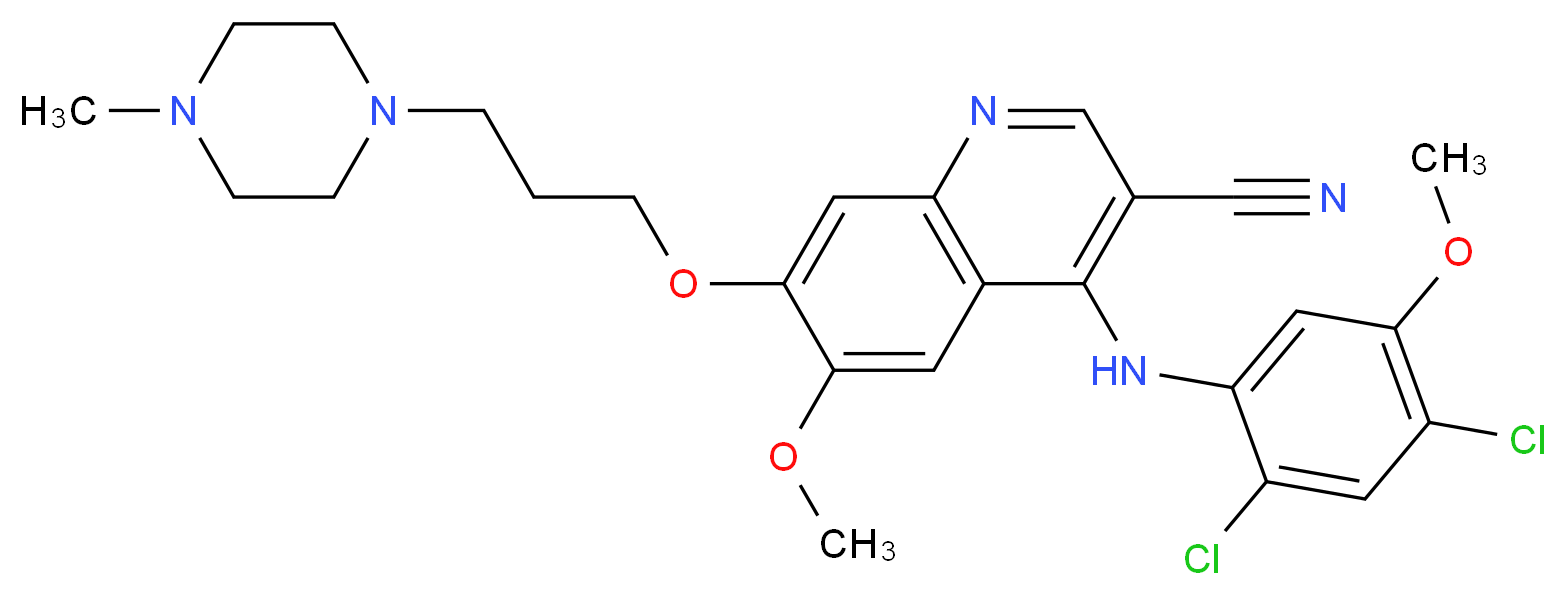 Bosutinib_分子结构_CAS_380843-75-4)