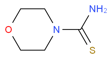 morpholine-4-carbothioamide_分子结构_CAS_14294-10-1)