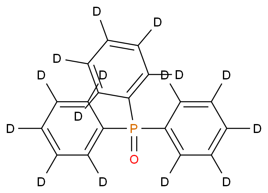 1-[bis(<sup>2</sup>H<sub>5</sub>)phenylphosphoroso](<sup>2</sup>H<sub>5</sub>)benzene_分子结构_CAS_54964-93-1