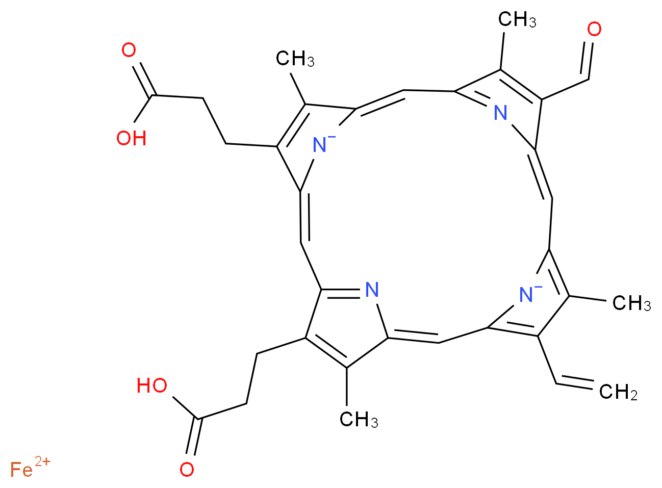 Clorocruoro Hem_分子结构_CAS_)