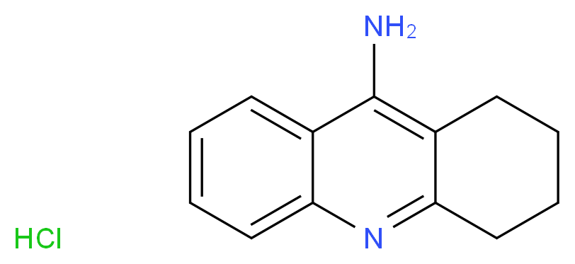 9-AMINO-1,2,3,4-TETRAHYDROACRIDINE_分子结构_CAS_1684-40-8)