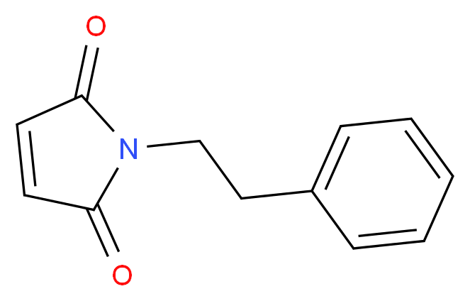 1-phenethyl-1H-pyrrole-2,5-dione_分子结构_CAS_)