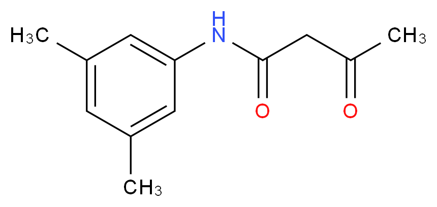 N-(3,5-dimethylphenyl)-3-oxobutanamide_分子结构_CAS_25233-52-7