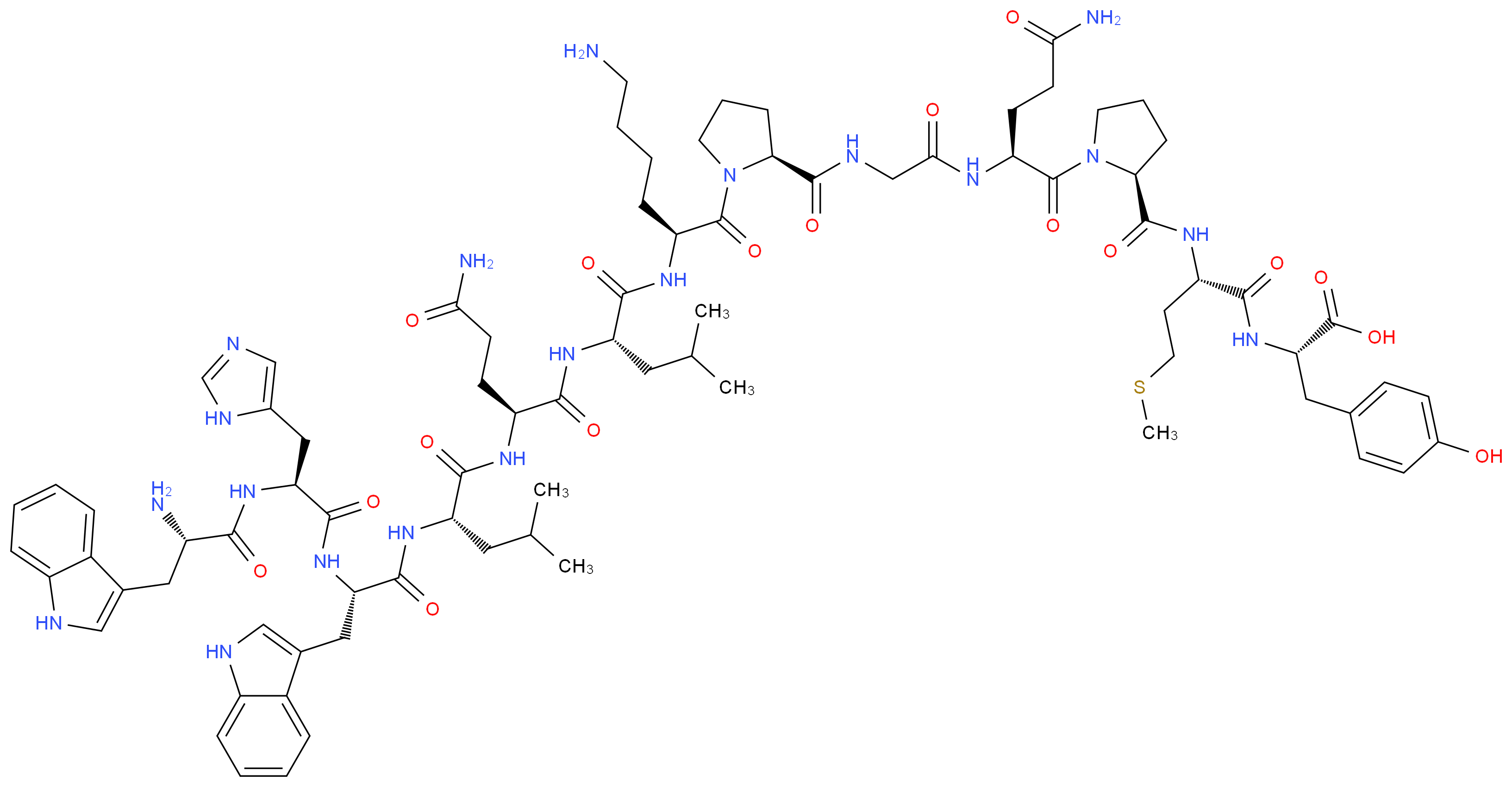 &alpha;<sub>1</sub>-MATING FACTOR_分子结构_CAS_59401-28-4)