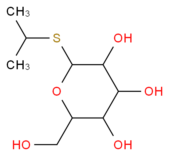 Isopropyl β-D-Thiogalactopyranoside, Dioxane Free_分子结构_CAS_367-93-1)