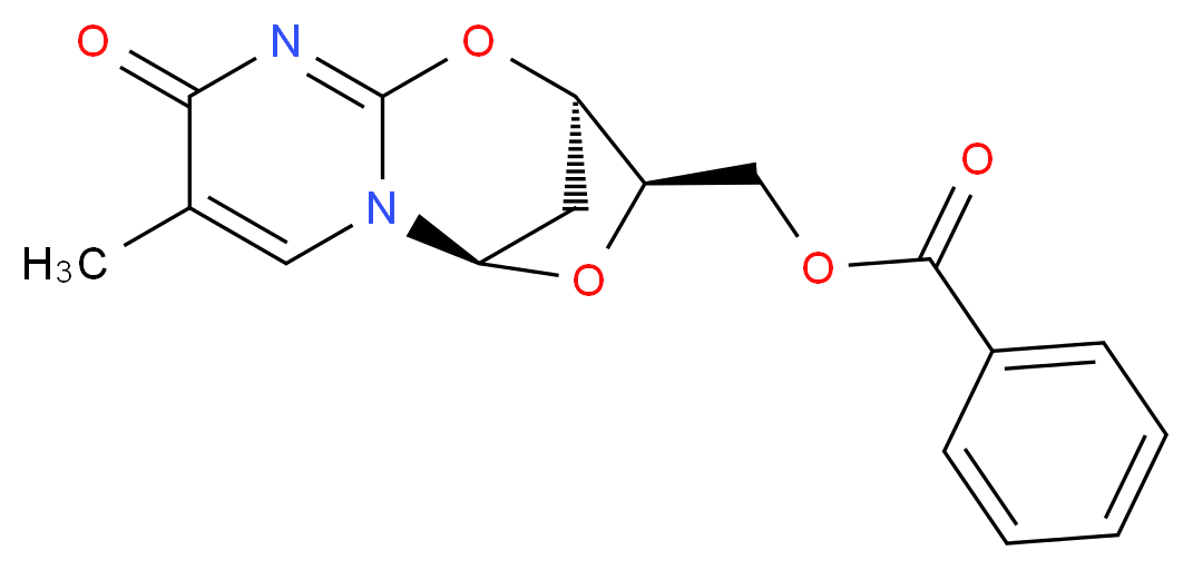 [(1R,9R,10R)-4-methyl-5-oxo-8,11-dioxa-2,6-diazatricyclo[7.2.1.0<sup>2</sup>,<sup>7</sup>]dodeca-3,6-dien-10-yl]methyl benzoate_分子结构_CAS_70838-44-7