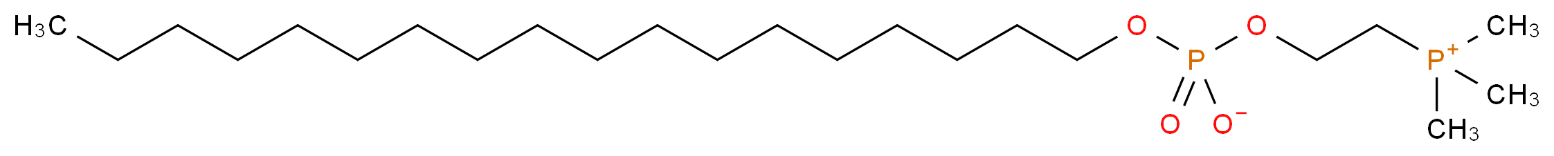 octadecyl 2-(trimethylphosphaniumyl)ethyl phosphate_分子结构_CAS_156825-89-7