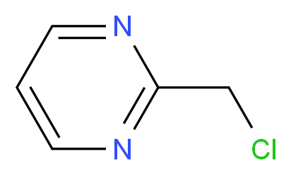 2-(Chloromethyl)pyrimidine_分子结构_CAS_54198-88-8)