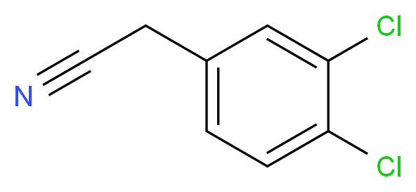 3,4-Dichlorophenylacetonitrile_分子结构_CAS_3218-49-3)