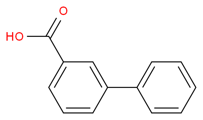 3-phenylbenzoic acid_分子结构_CAS_716-76-7