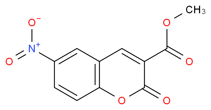 Methyl 6-nitro-2-oxo-2H-chromene-3-carboxylate_分子结构_CAS_91059-67-5)