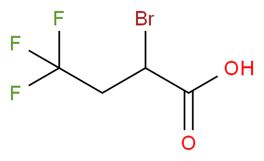 2-Bromo-4,4,4-trifluorobutanoic acid_分子结构_CAS_882050-69-3)