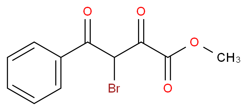 Methyl 3-bromo-2,4-dioxo-4-phenylbutanoate_分子结构_CAS_59609-59-5)
