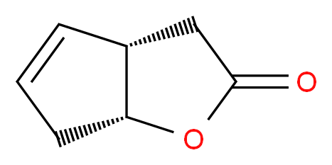 (1R,5S)-(+)-2-氧杂二环[3.3.0]辛-6-烯-3-酮_分子结构_CAS_54483-22-6)