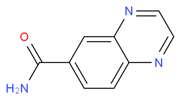 6-Quinoxalinecarboxamide(9CI)_分子结构_CAS_457882-95-0)