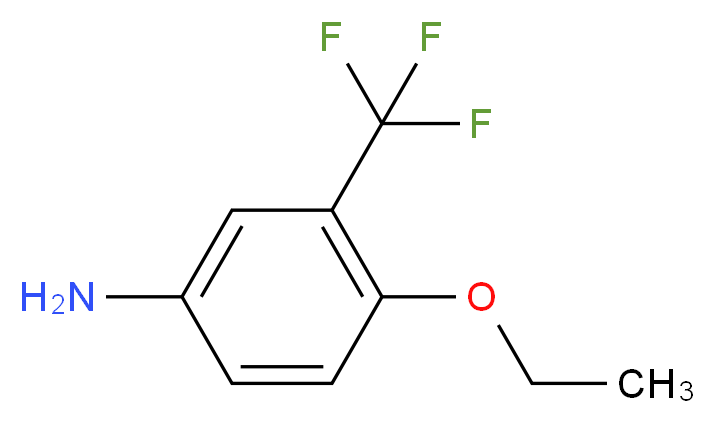 4-ethoxy-3-(trifluoromethyl)aniline_分子结构_CAS_2713-74-8