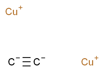 bis(λ<sup>1</sup>-copper(1+) ion) acetylene_分子结构_CAS_1117-94-8