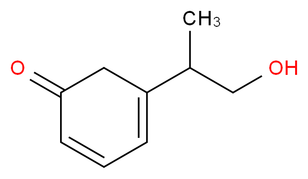 5-(1-hydroxypropan-2-yl)cyclohexa-2,4-dien-1-one_分子结构_CAS_1353101-98-0