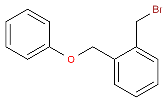 1-(bromomethyl)-2-(phenoxymethyl)benzene_分子结构_CAS_861319-72-4