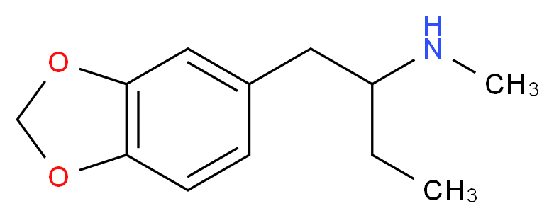 1,3-Benzodioxolyl-N-methylbutanamine_分子结构_CAS_103818-46-8)