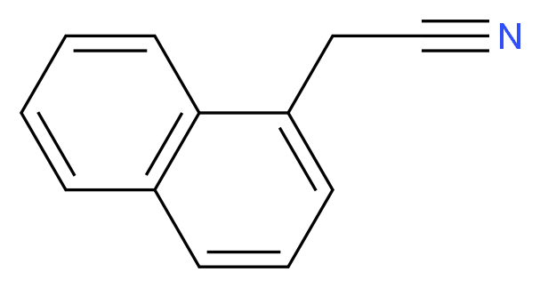 2-(naphthalen-1-yl)acetonitrile_分子结构_CAS_132-75-2