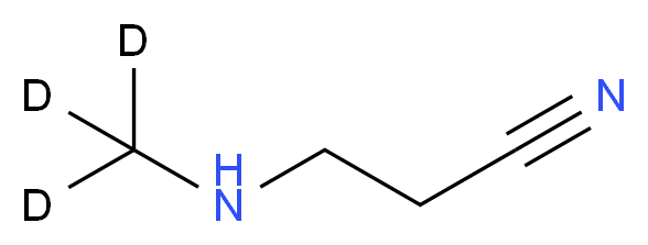 (3-Methyl-d3-amino)propionitrile_分子结构_CAS_1216852-82-2)