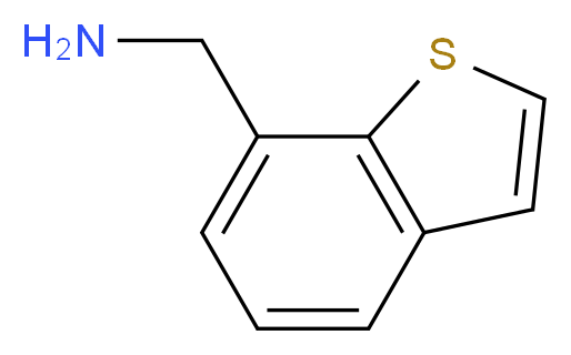 benzo[b]thien-7-ylmethylamine_分子结构_CAS_880251-15-0)