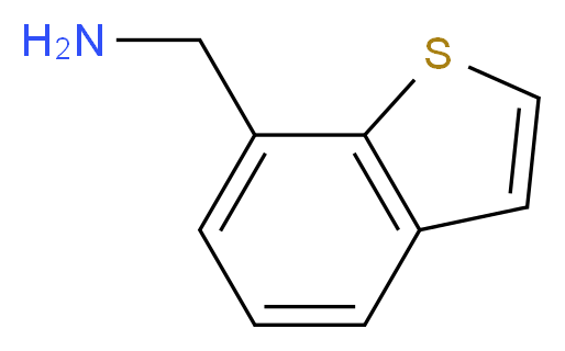 1-benzothiophen-7-ylmethanamine_分子结构_CAS_)