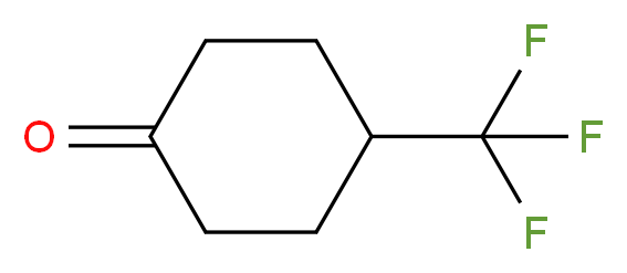 4-(Trifluoromethyl)cyclohexanone_分子结构_CAS_75091-99-5)