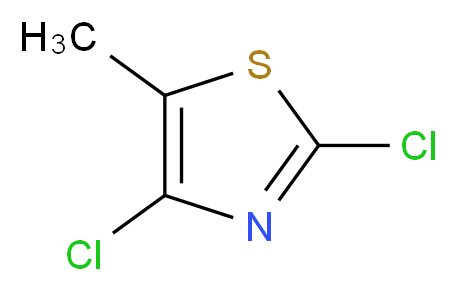 2,4-Dichloro-5-methylthiazole_分子结构_CAS_105315-39-7)