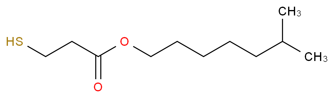 3-巯基丙酸异辛酯_分子结构_CAS_30374-01-7)