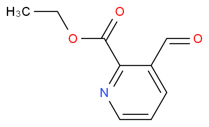 ethyl 3-formylpyridine-2-carboxylate_分子结构_CAS_159755-62-1