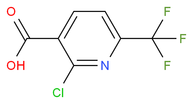 2-Chloro-6-(trifluoromethyl)nicotinic acid_分子结构_CAS_280566-45-2)