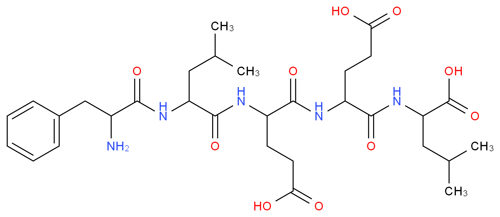 PHE-LEU-GLU-GLU-LEU_分子结构_CAS_69729-06-2)