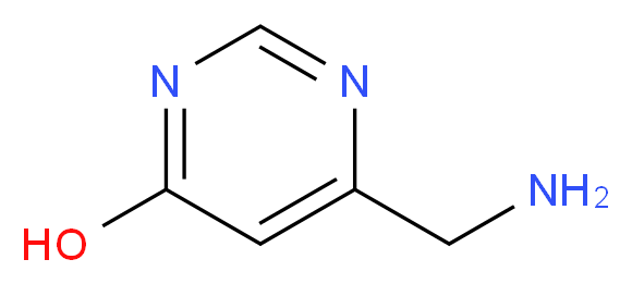 6-(aminomethyl)pyrimidin-4-ol_分子结构_CAS_933756-94-6