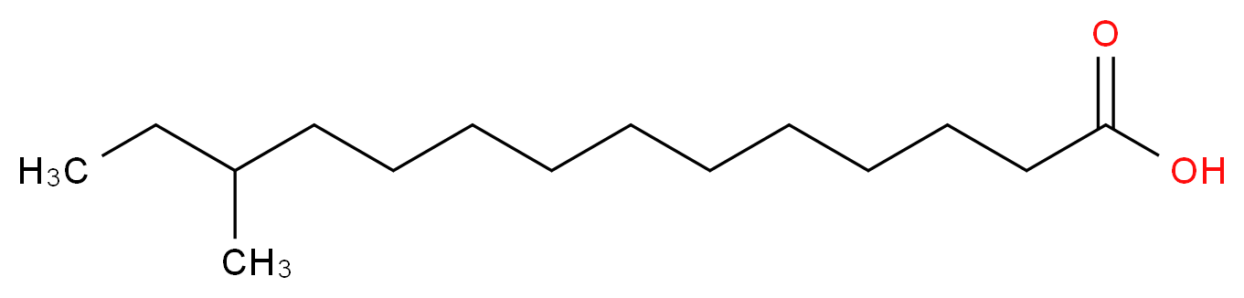 12-methyltetradecanoic acid_分子结构_CAS_5502-94-3