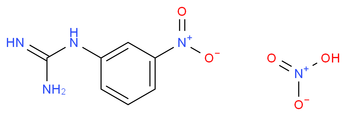 3-Nitrophenylguanidine Nitrate_分子结构_CAS_142992-99-2)