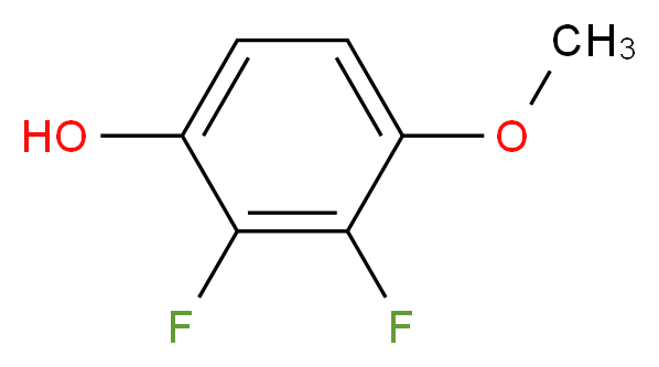 2,3-Difluoro-4-methoxyphenol_分子结构_CAS_261763-29-5)