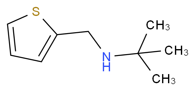 tert-butyl(thiophen-2-ylmethyl)amine_分子结构_CAS_344257-87-0