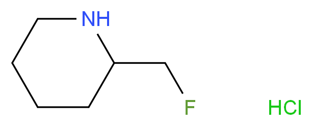 2-(Fluoromethyl)piperidine hydrochloride_分子结构_CAS_886216-73-5)