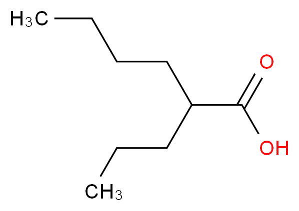 2-propylhexanoic acid_分子结构_CAS_3274-28-0