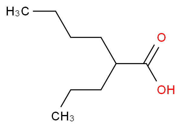 2-Propylhexanoic Acid_分子结构_CAS_3274-28-0)