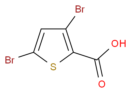 3,5-Dibromothiophene-2-carboxylic acid_分子结构_CAS_7311-68-4)