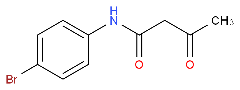 N-(4-bromophenyl)-3-oxobutanamide_分子结构_CAS_38418-24-5