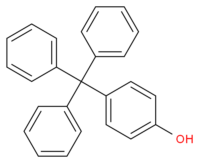 4-Tritylphenol_分子结构_CAS_978-86-9)