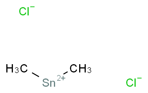 二甲基二氯化锡_分子结构_CAS_753-73-1)