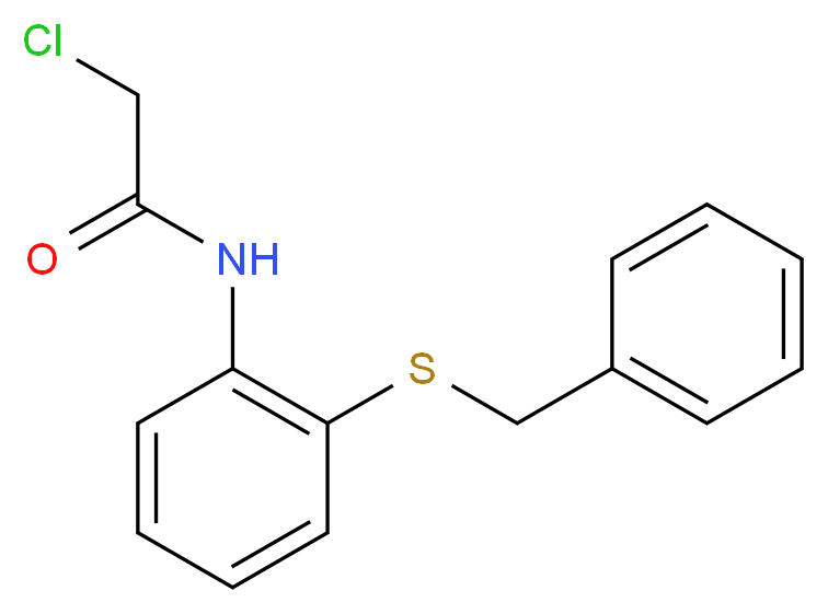 N-[2-(benzylthio)phenyl]-2-chloroacetamide_分子结构_CAS_6397-35-9)