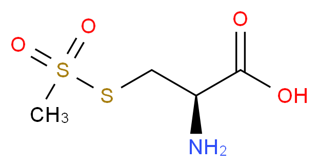 (2R)-2-amino-3-(methanesulfonylsulfanyl)propanoic acid_分子结构_CAS_351422-29-2