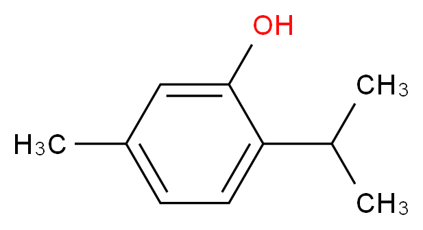 5-Methyl-2-(1-Methylethyl)Phenol_分子结构_CAS_89-83-8)